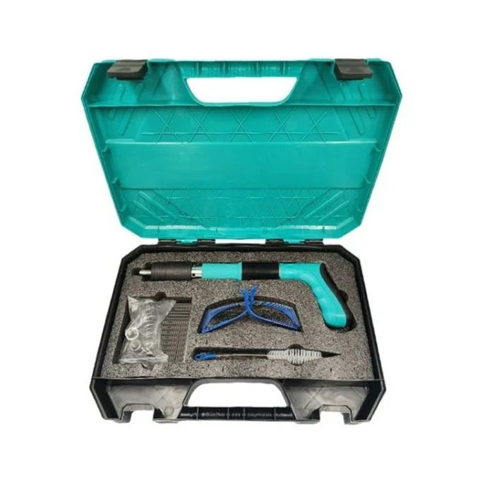 مسدس تثبيت المسامير العجيب – ربح الوقت والجهد بلا كهرباء أو هواء + هدية 120 مسمار مجانا